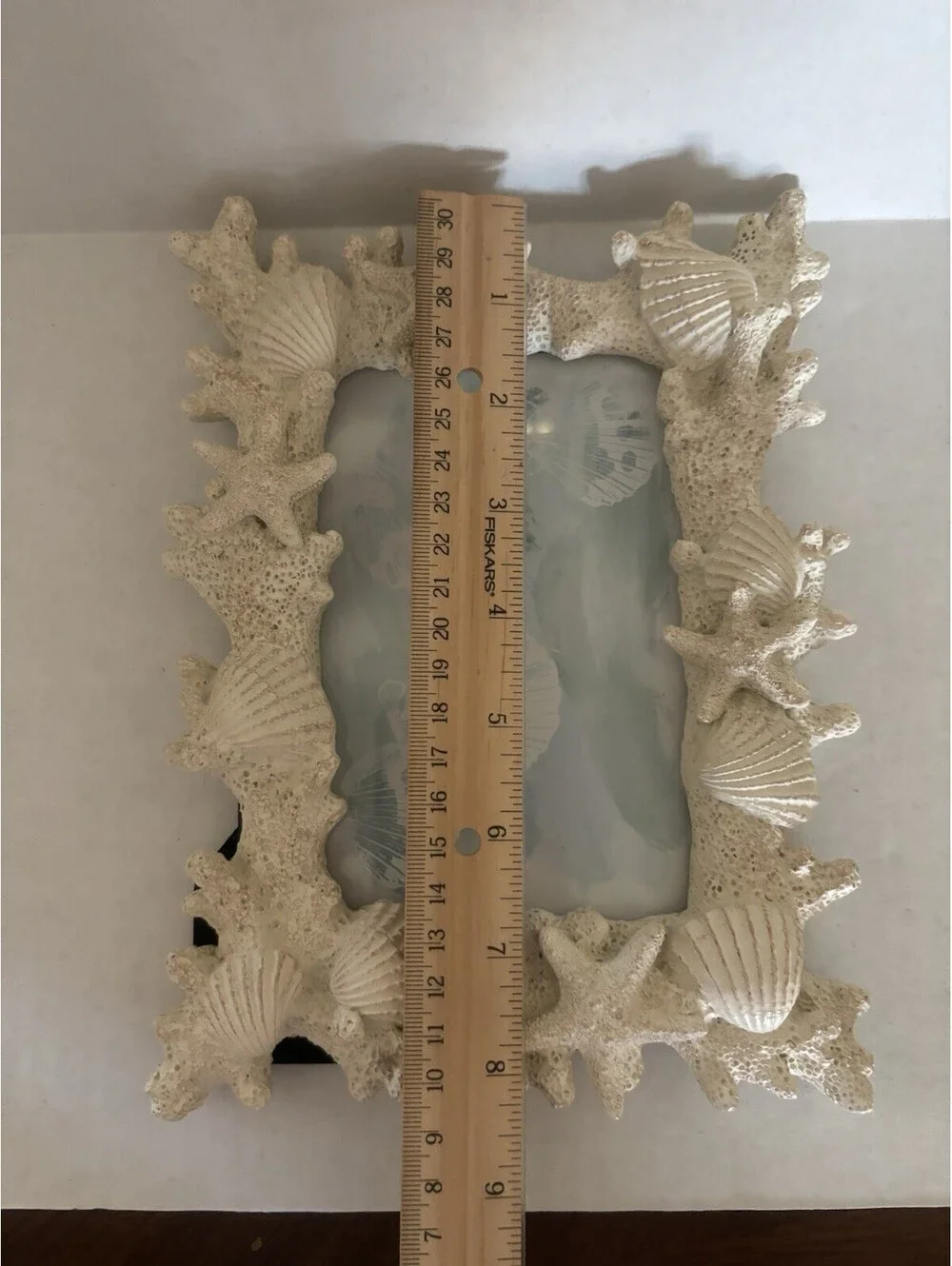 Coastal Coral Picture 8” X 6” (for 4x6 Photo) Beach House Sea Shell Starfish